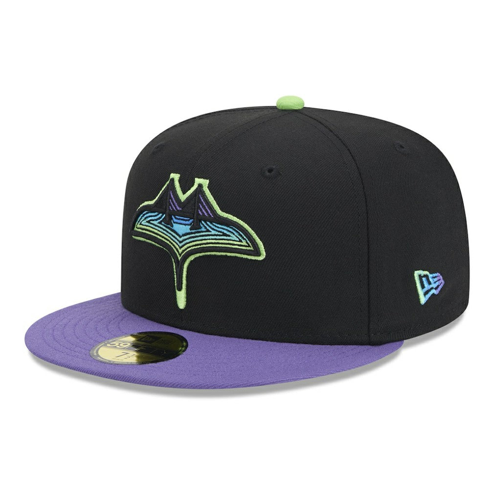 Black Tampa Bay Rays New Era 2024 City Connect 59FIFTY Fitted Hat