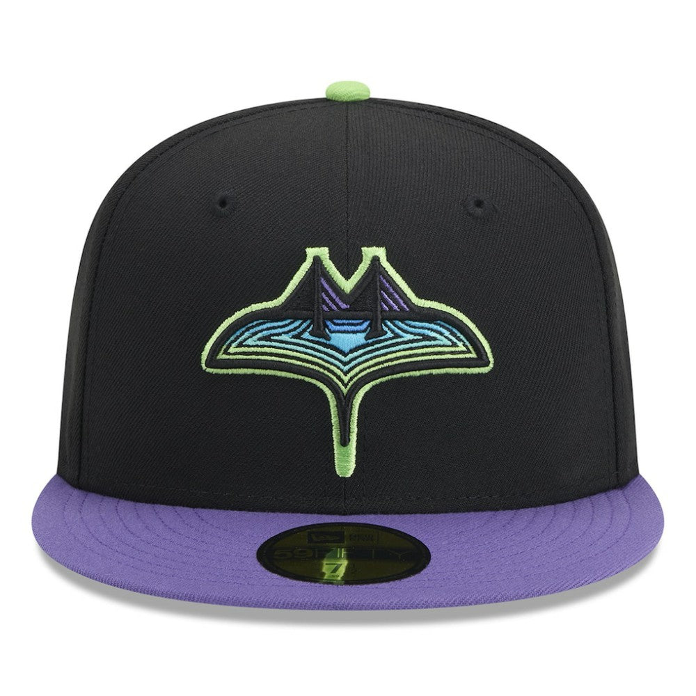 Black Tampa Bay Rays New Era 2024 City Connect 59FIFTY Fitted Hat