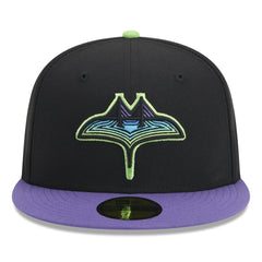 Black Tampa Bay Rays New Era 2024 City Connect 59FIFTY Fitted Hat