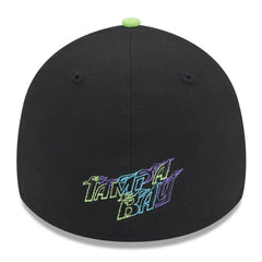Black Tampa Bay Rays New Era 2023 City Connect 39THIRTY Flex Hat