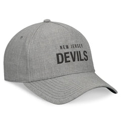 NHL New Jersey Devils Fanatics Elements A-Frame Leather Strapback Hat