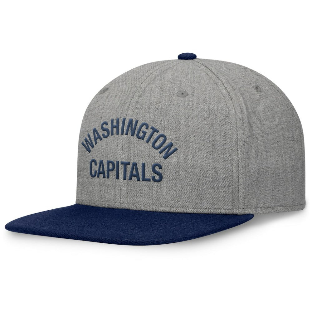 NHL Washington Capitals Fanatics Elements Flat Brim Leather Strapback Hat