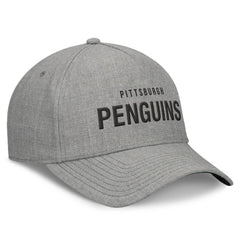 NHL Pittsburgh Penguins Fanatics Elements A-Frame Leather Strapback Hat