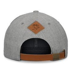 NHL Pittsburgh Penguins Fanatics Elements A-Frame Leather Strapback Hat