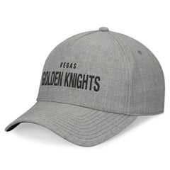 NHL Vegas Golden Knights Fanatics Elements A-Frame Leather Strapback Hat