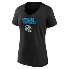 Bryce Young  Women's Team Wordmark Name & Number V-Neck T-Shirt - Carolina Panthers T-shirts