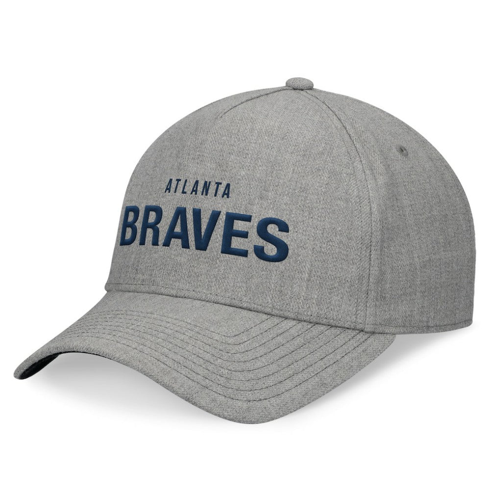 Heather Gray Atlanta Braves Fanatics Elements A-Frame Structured Adjustable Hat