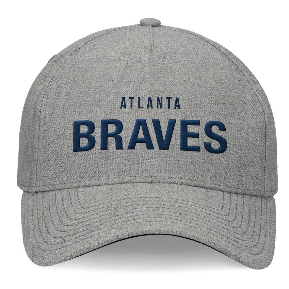 Heather Gray Atlanta Braves Fanatics Elements A-Frame Structured Adjustable Hat