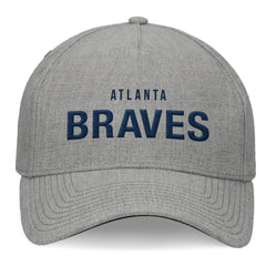 Heather Gray Atlanta Braves Fanatics Elements A-Frame Structured Adjustable Hat