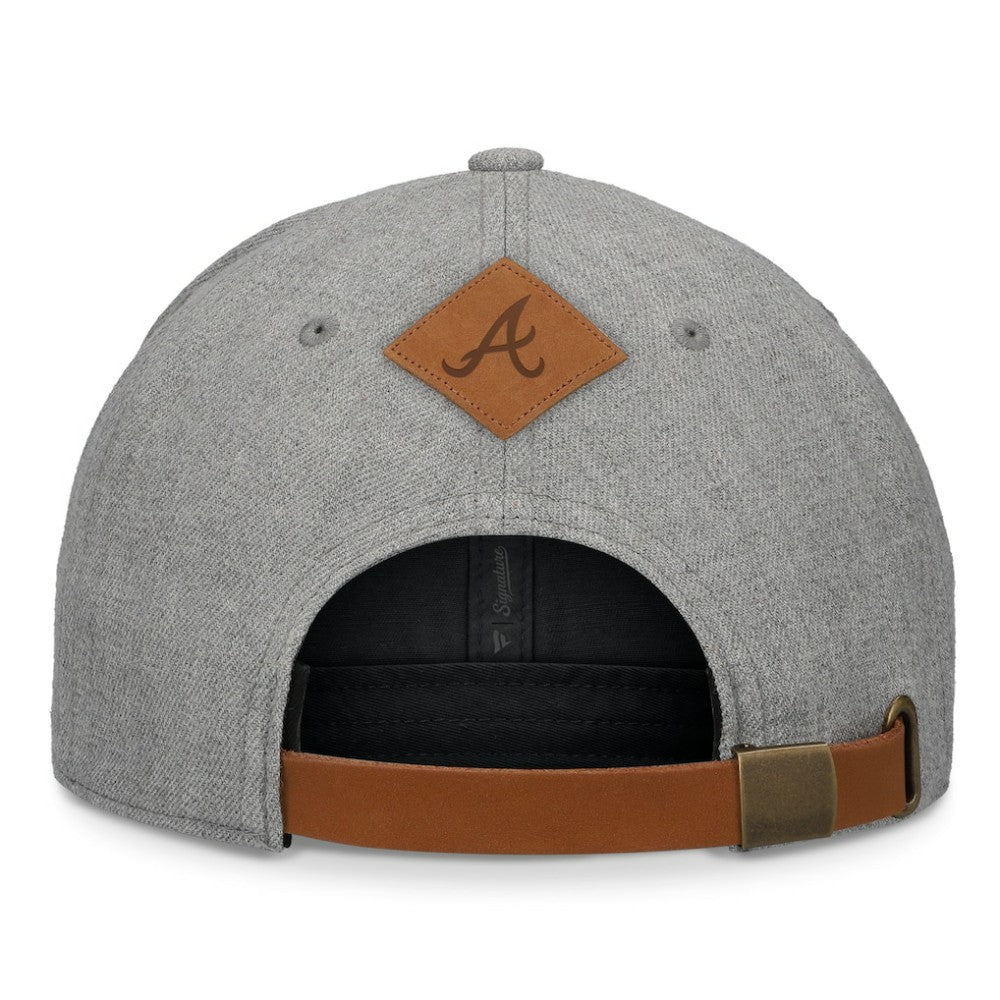 Heather Gray Atlanta Braves Fanatics Elements A-Frame Structured Adjustable Hat