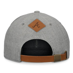 Heather Gray Atlanta Braves Fanatics Elements A-Frame Structured Adjustable Hat