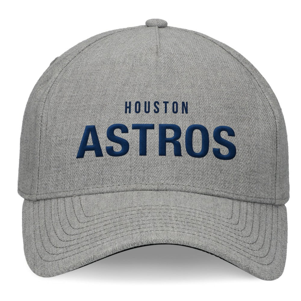 Heather Gray Houston Astros Fanatics Elements A-Frame Structured Adjustable Hat