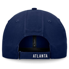Navy Atlanta Braves Fanatics Front Office Ripstop Unstructured Adjustable Hat