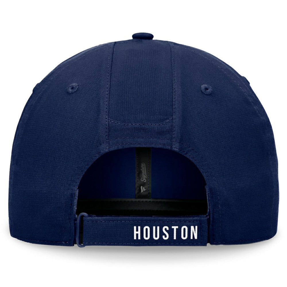 Navy Houston Astros Fanatics Front Office Ripstop Unstructured Adjustable Hat
