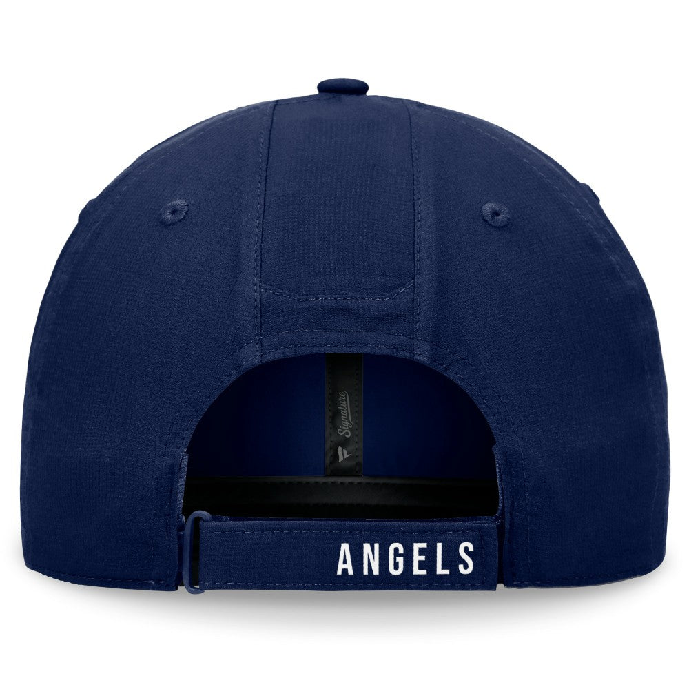 Navy Los Angeles Angels Fanatics Front Office Ripstop Unstructured Adjustable Hat