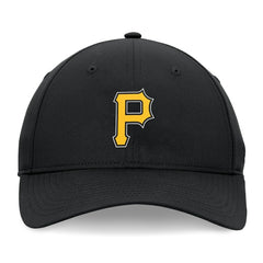 Black Pittsburgh Pirates Fanatics Front Office Ripstop Unstructured Adjustable Hat