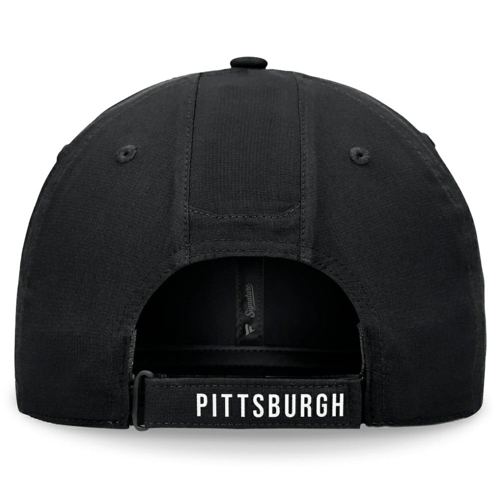 Black Pittsburgh Pirates Fanatics Front Office Ripstop Unstructured Adjustable Hat