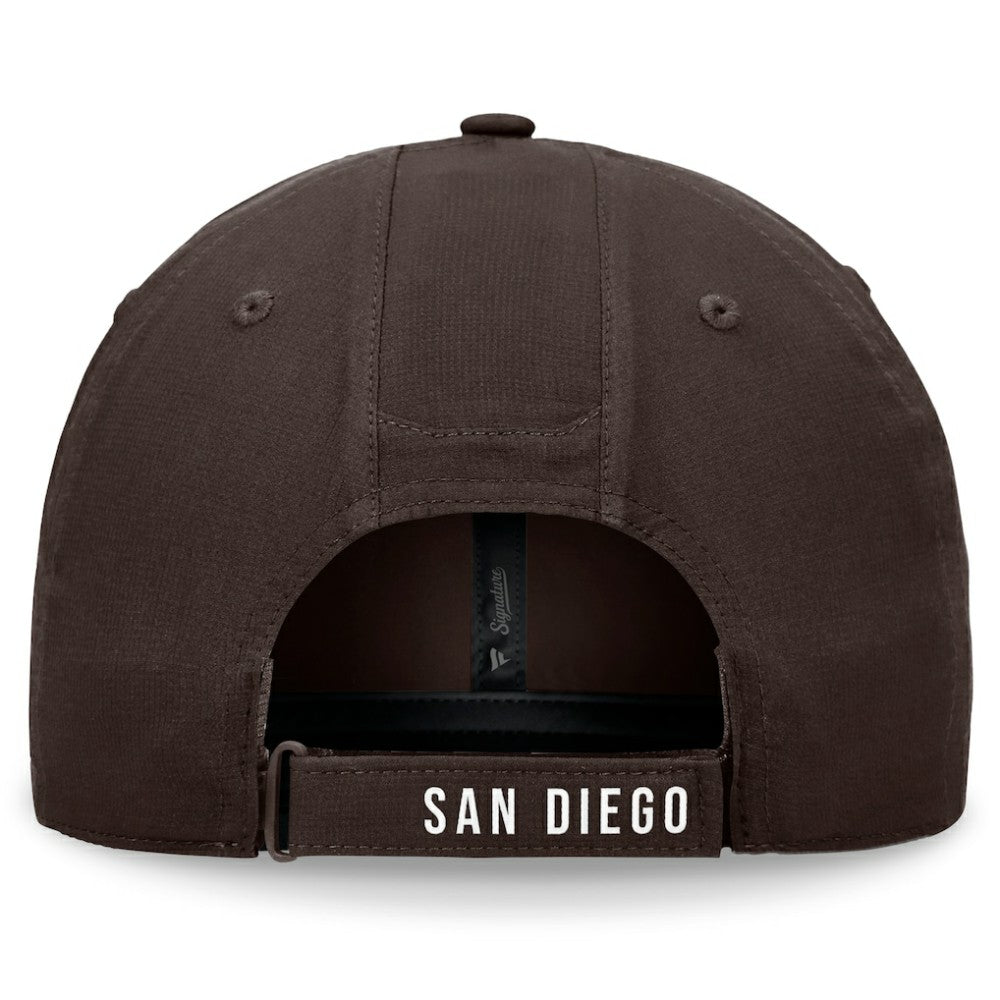 Brown San Diego Padres Fanatics Front Office Ripstop Unstructured Adjustable Hat