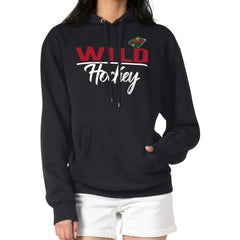 NHL Minnesota Wild G-III 4Her by Carl Banks Women's Team Sport Tri-Blend Fleece Hoodie