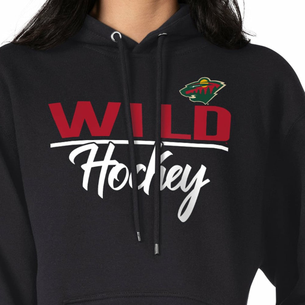 NHL Minnesota Wild G-III 4Her by Carl Banks Women's Team Sport Tri-Blend Fleece Hoodie