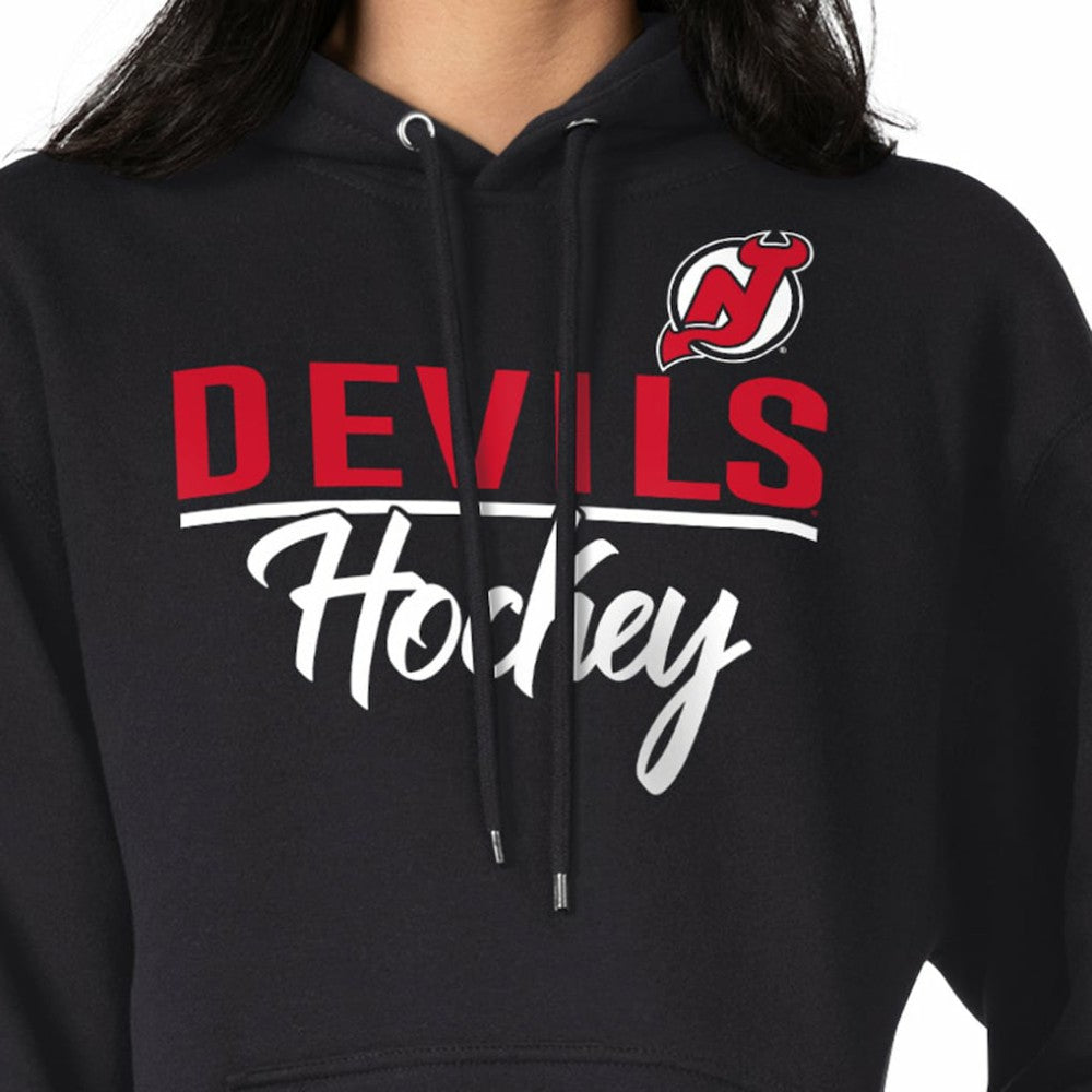 NHL New Jersey Devils G-III 4Her by Carl Banks Women's Team Sport Tri-Blend Fleece Hoodie