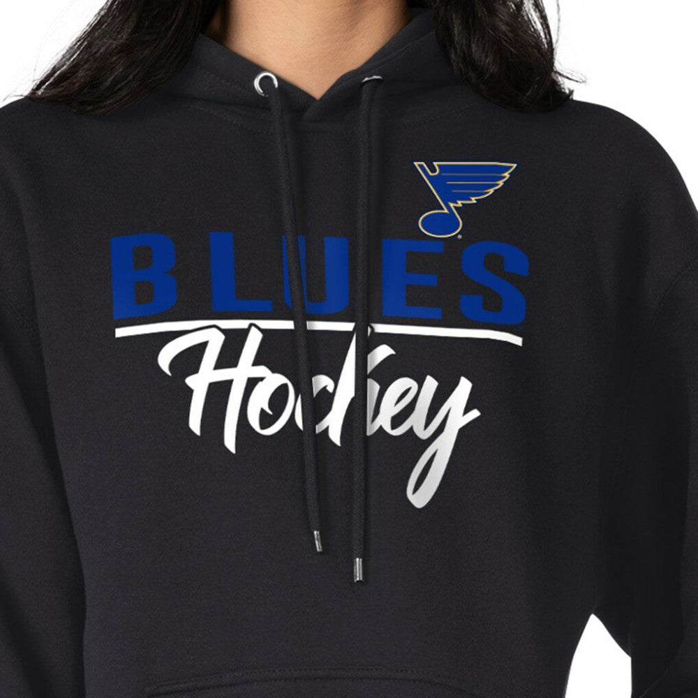 NHL St. Louis Blues G-III 4Her by Carl Banks Women's Team Sport Tri-Blend Fleece Hoodie