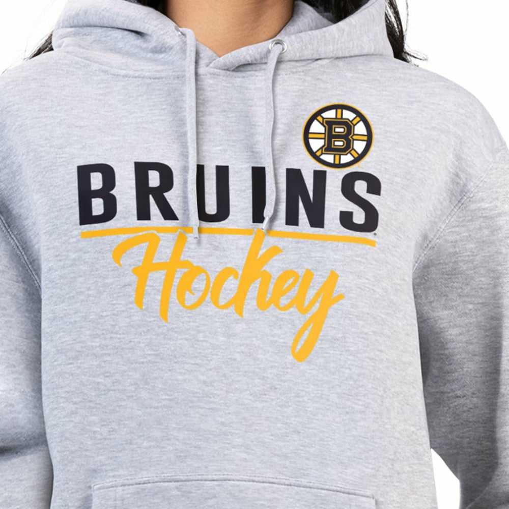 NHL Boston Bruins G-III 4Her by Carl Banks Women's Team Sport Tri-Blend Fleece Hoodie