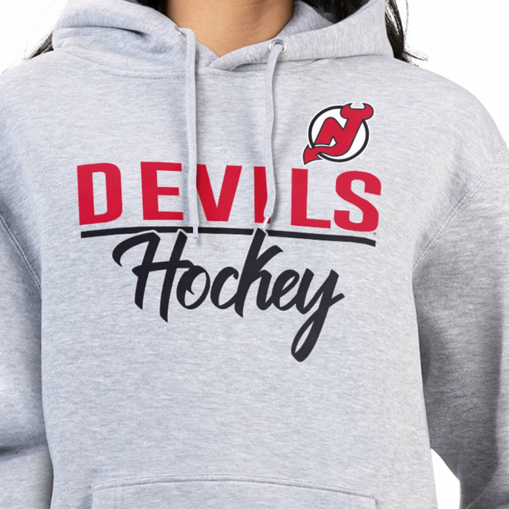 NHL New Jersey Devils G-III 4Her by Carl Banks Women's Team Sport Tri-Blend Fleece Hoodie