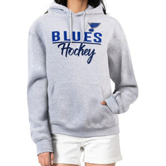 NHL St. Louis Blues G-III 4Her by Carl Banks Women's Team Sport Tri-Blend Fleece Hoodie