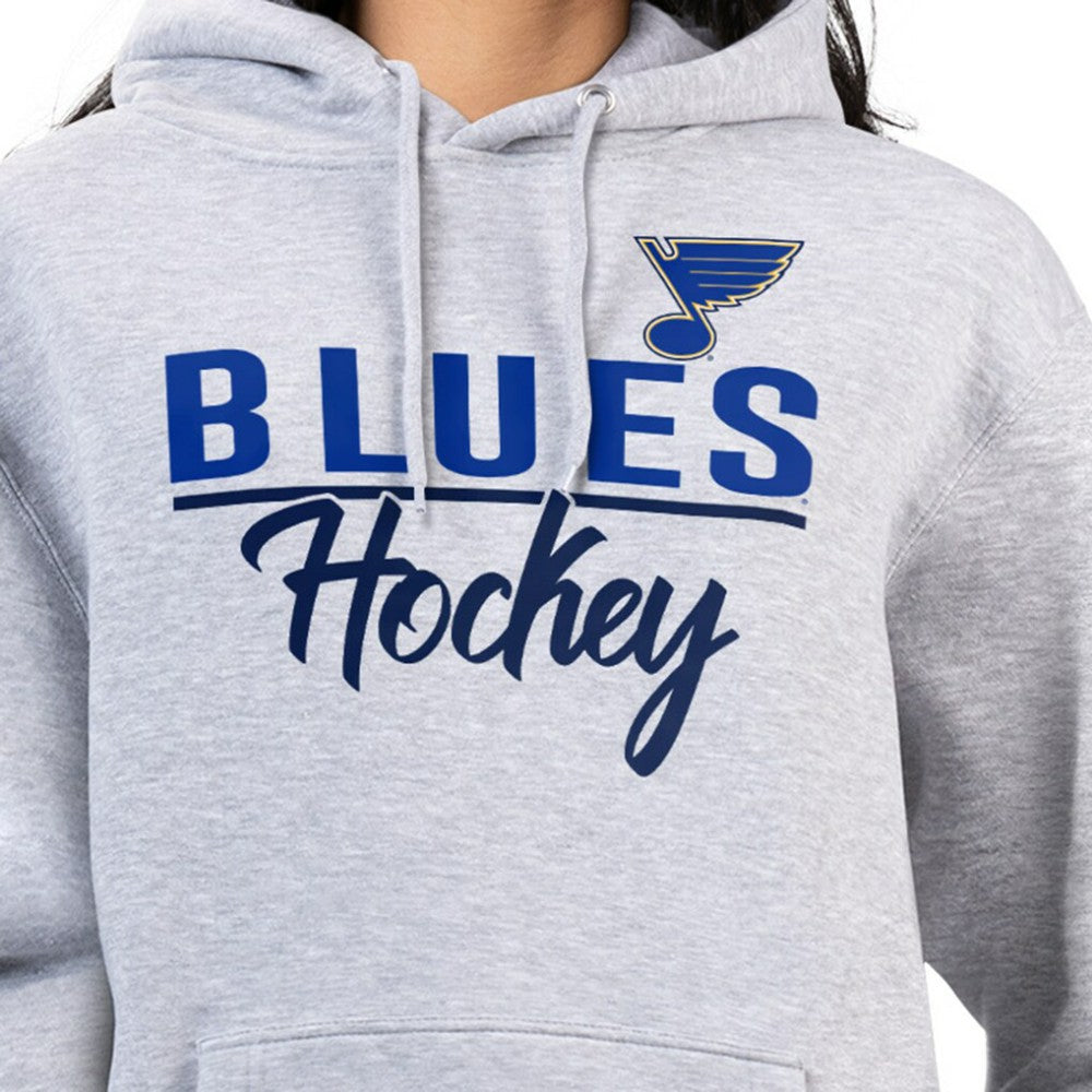 NHL St. Louis Blues G-III 4Her by Carl Banks Women's Team Sport Tri-Blend Fleece Hoodie
