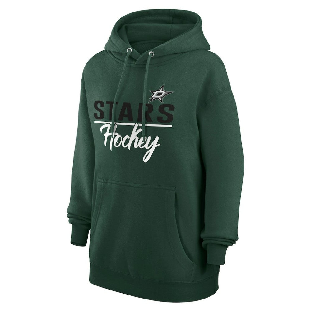 NHL Dallas Stars G-III 4Her by Carl Banks Women's Team Sport Tri-Blend Fleece Hoodie