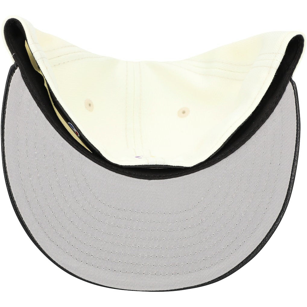 New Era Los Angeles Lakers Faux Leather Visor Two-Tone 59FIFTY Fitted Hat