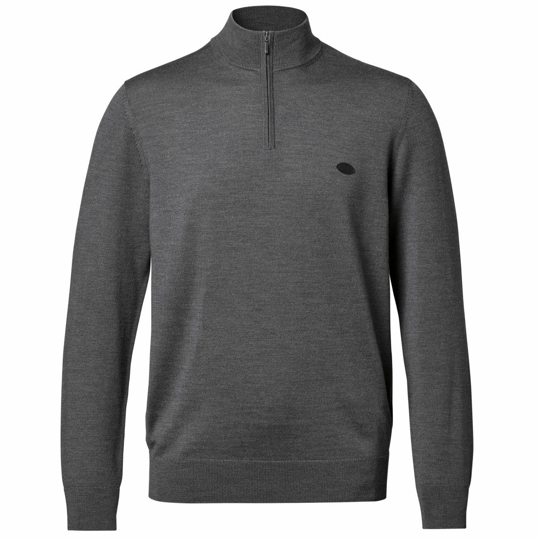 Charles Tyrwhitt Merino Quarter-Zip Pullover Sweater - New York Jets Pullover