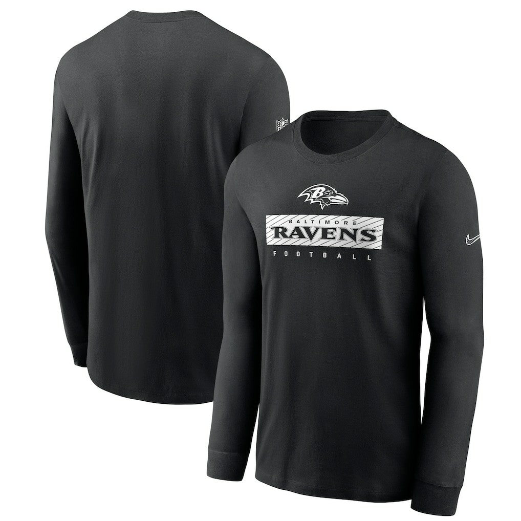 Sideline Dri-FIT Long Sleeve T-Shirt - Baltimore Ravens T-shirts