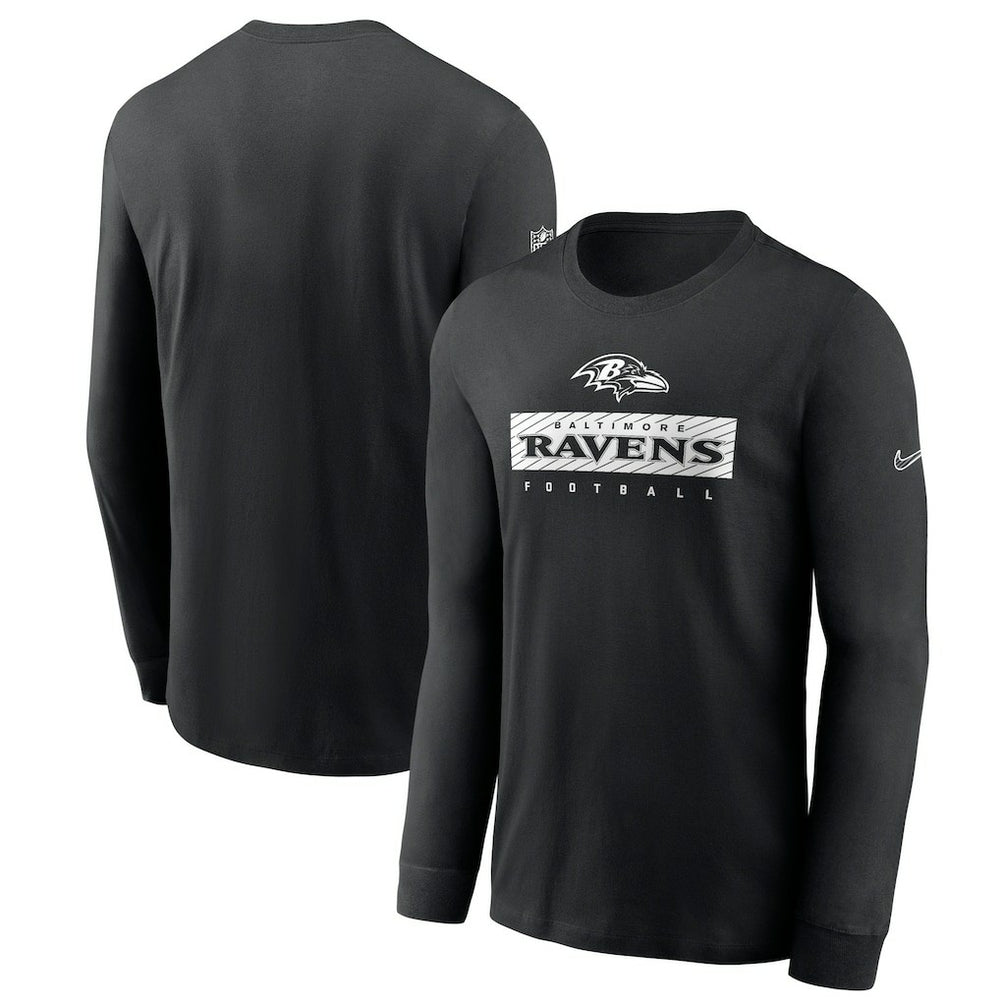 Sideline Dri-FIT Long Sleeve T-Shirt - Baltimore Ravens T-shirts