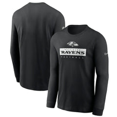 Sideline Dri-FIT Long Sleeve T-Shirt - Baltimore Ravens T-shirts