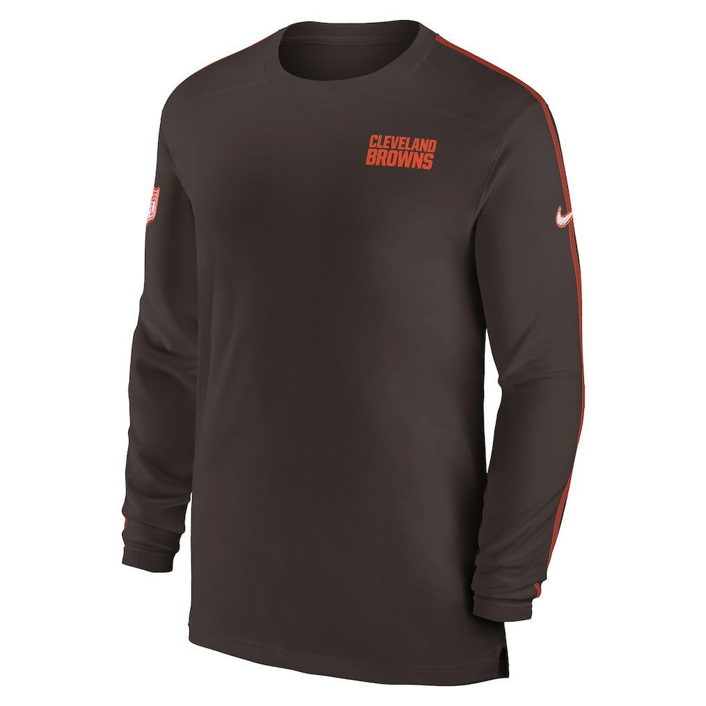 Sideline Coach UV Performance Long Sleeve T-Shirt - Cleveland Browns T-shirts