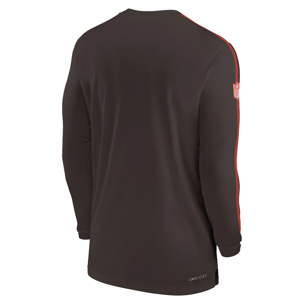 Sideline Coach UV Performance Long Sleeve T-Shirt - Cleveland Browns T-shirts