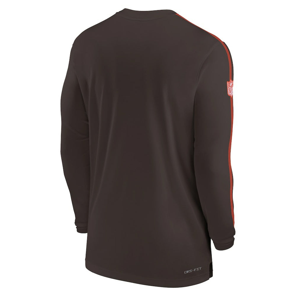 Sideline Coach UV Performance Long Sleeve T-Shirt - Cleveland Browns T-shirts