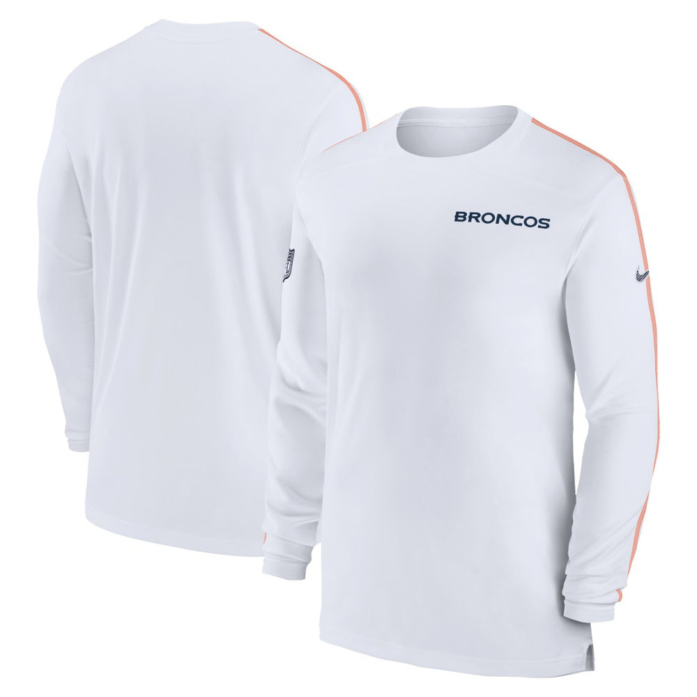 Sideline Coach UV Performance Long Sleeve T-Shirt - Denver Broncos T-shirts