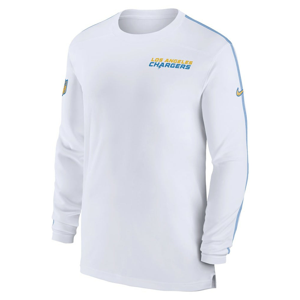 Sideline Coach UV Performance Long Sleeve T-Shirt - Los Angeles Chargers T-shirts