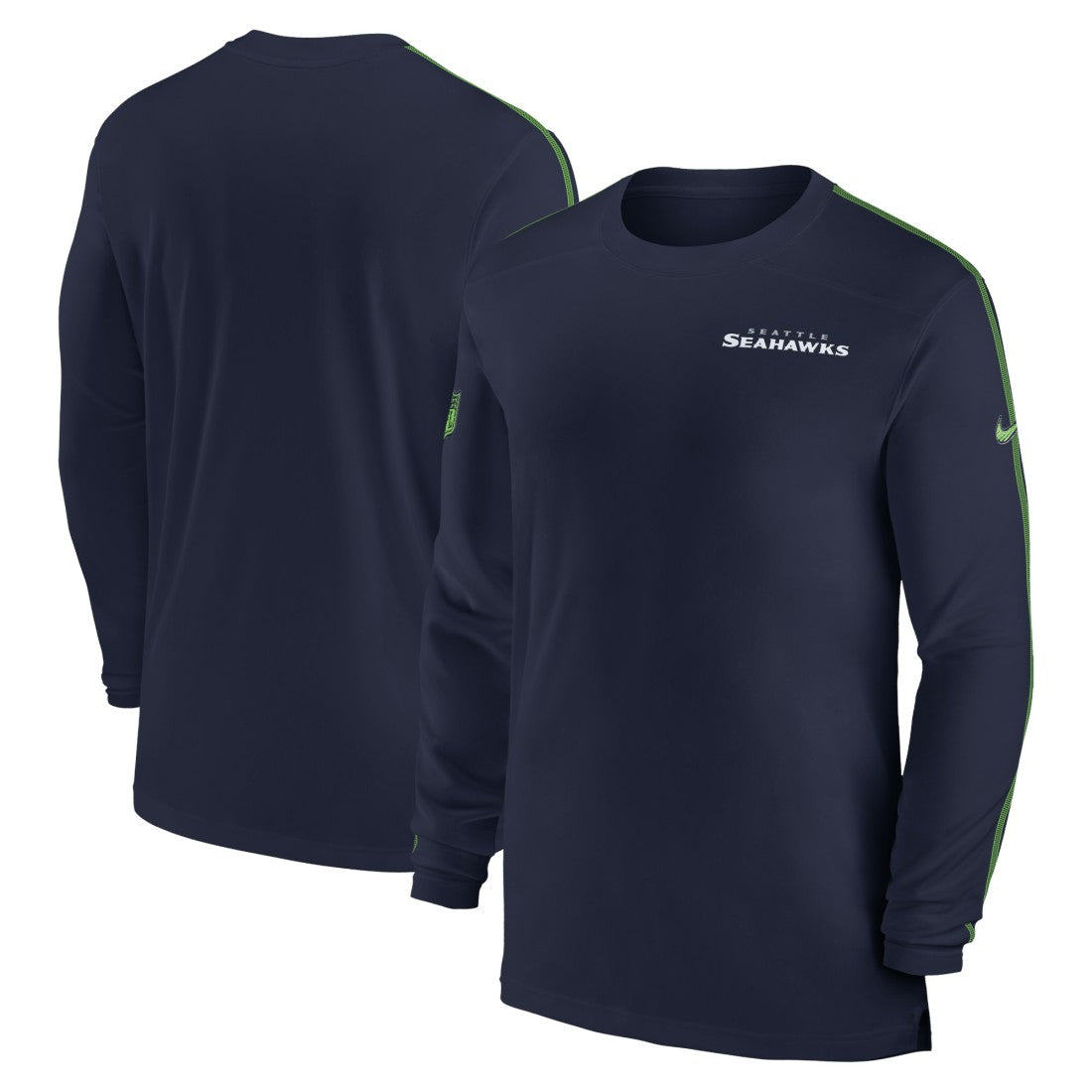 Sideline Coach UV Performance Long Sleeve T-Shirt - Seattle Seahawks T-shirts