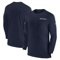 Sideline Coach UV Performance Long Sleeve T-Shirt - Seattle Seahawks T-shirts
