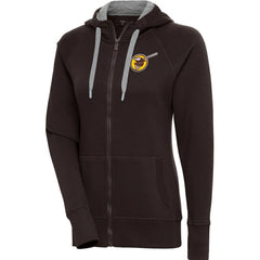 Brown San Diego Padres Antigua Women's Cooperstown Victory Full-Zip Hoodie