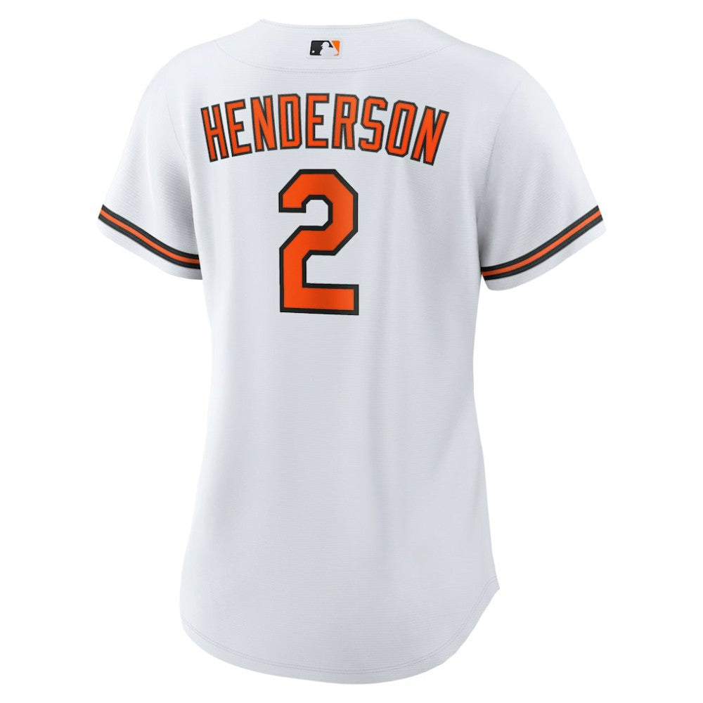 White Gunnar Henderson Baltimore Orioles Nike Women's Replica Player Jersey