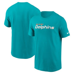 Primetime Wordmark Essential T-Shirt - Miami Dolphins T-shirts