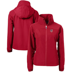 Red Minnesota Twins Cutter & Buck Women's Charter Eco Recycled Full-Zip Jacket
