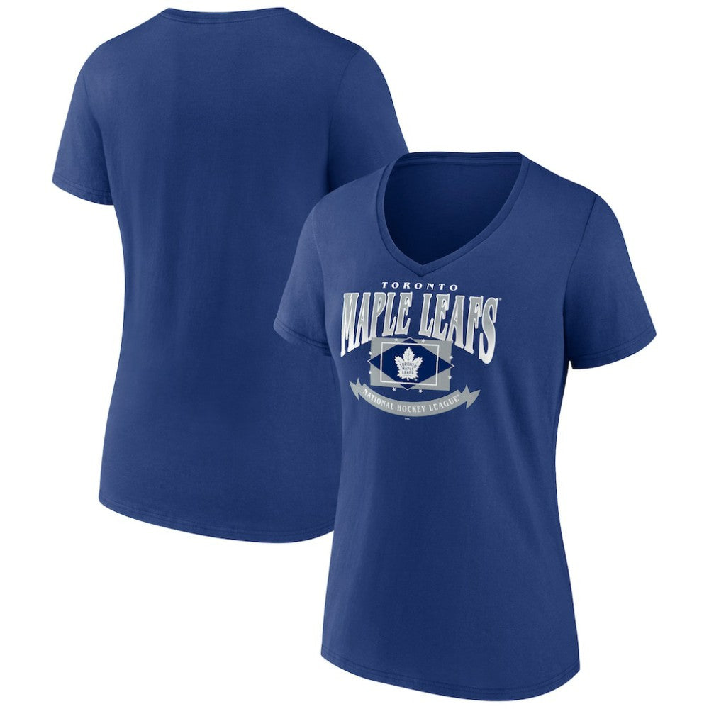 NHL Toronto Maple Leafs Women's Slapshot V-Neck T-Shirt