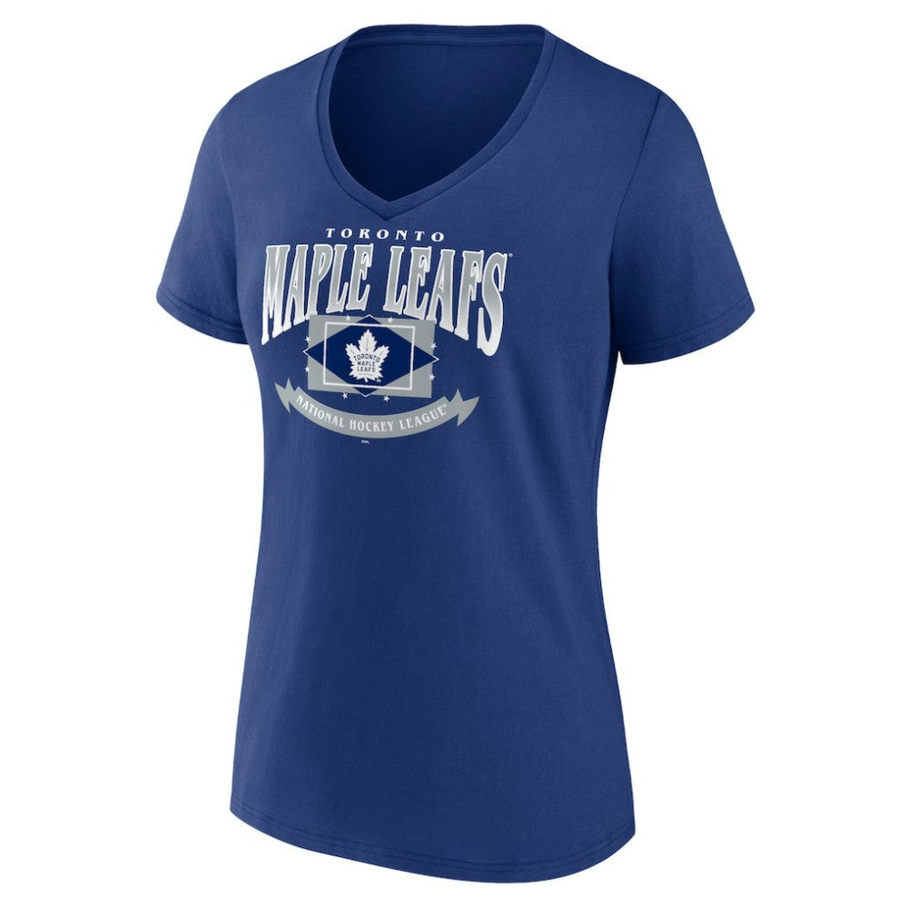 NHL Toronto Maple Leafs Women's Slapshot V-Neck T-Shirt