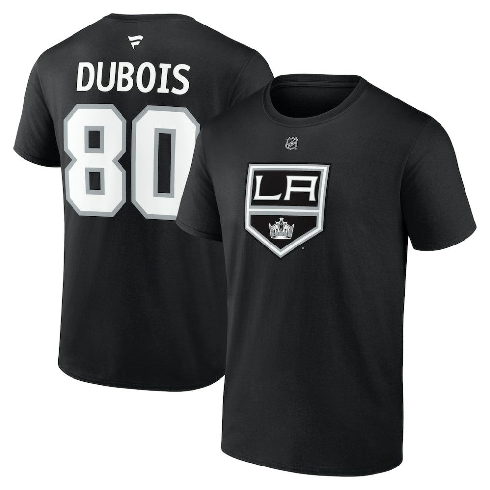NHL Pierre-Luc Dubois Los Angeles Kings Fanatics Authentic Stack Name & Number T-Shirt